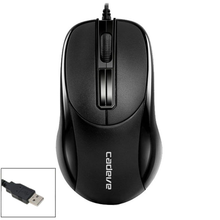 2 Stück Cadeva 006 3 Tasten Kabelgebundene Maus Haushalt Computer Maus, USB Schnittstelle, PS/2 Schnittstelle