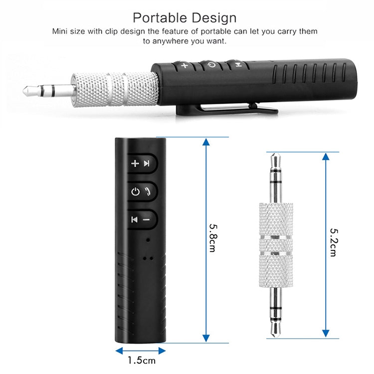 3,5mm Lavalier Bluetooth Audio-Empfänger mit Metalladapter, H-139 Grün, H-139 Schwarz, H-139 Blau, H-139 Rot, H-139 Weiß