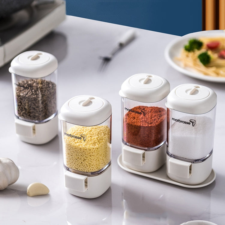 Marbrasse Dosier-Gewürzdose, Presstyp Gewürzflasche, Rotationsversiegelung, Haushaltsküche, Gewürzdose, Einzel, Dosierung