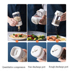 Marbrasse Dosier-Gewürzdose, Presstyp Gewürzflasche, Rotationsversiegelung, Haushaltsküche, Gewürzdose, Einzel, Dosierung