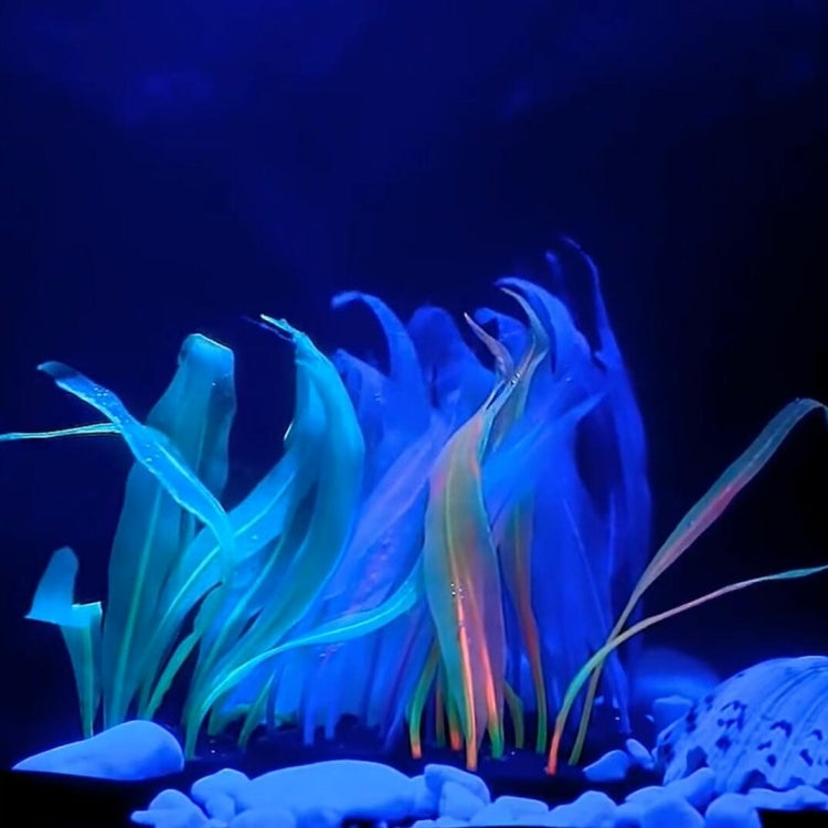 Aquarium-Fischbecken-Dekoration Landschaft Silikon Simulation Koralle Künstlicher Seetang Landschaftsdekoration, Größe:, HZ007 18cm Klein, HZ006 25cm Mittel, HZ005 43cm Groß