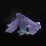 Nachtlicht Simulation Aquarium Dekorationen Umweltfreundliches Silikon Bunte Fische, 1 Roter Betta, 2 Brauner Betta, 3 Blauer Betta, 4 Blauer Goldfisch, 5 Roter Goldfisch, 6 Brauner Goldfisch