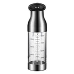 Edelstahl Sprühflasche BBQ Öl- und Essigsprüher, Öl Sprühflasche zum Drücken