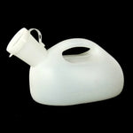 2000ML Reise-Nachttopf, Baby, Kind, auslaufsicher, tragbares Urinal, Männer mit Deckel, verdickter Nachtopf für ältere Erwachsene, großes Fassungsvermögen, 2 Stück, 2000ML (Weiß)