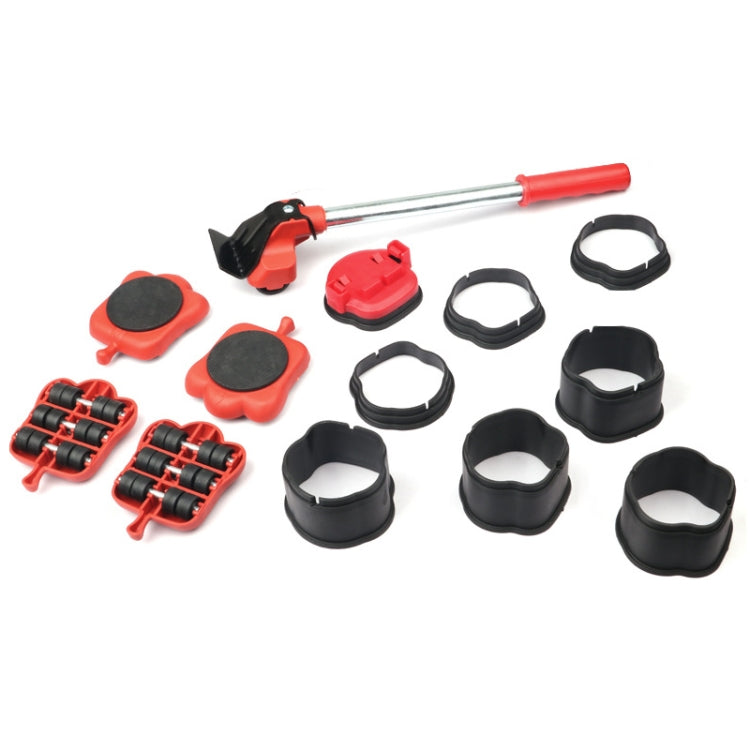 Mover höhenverstellbares Umzugswerkzeug-Set mit Hebel-Möbelrollern, 13-teiliges Set, 5-teiliges Set