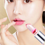 Transparenter, farbverändernder Feuchtigkeits-Gel-Blumen-Lippenbalsam, langanhaltend, hellrosa, rosarot, dunkelrot, gelb, hellgrün, lila