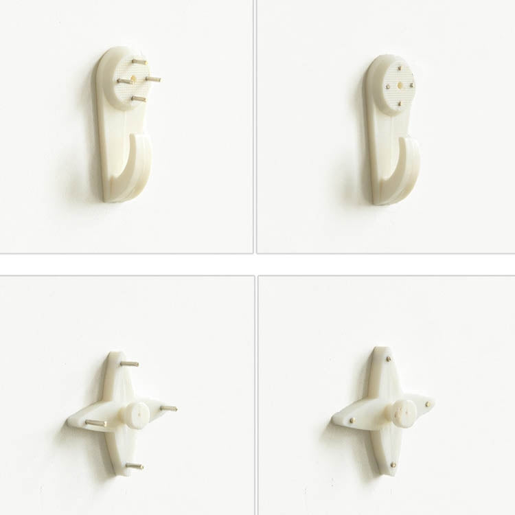 30 Stück druckfreier Hängehaken, starke Wand, unsichtbare Klammer, Fotorahmen, Fotowand ohne Spurnägel, Spezifikation:, Extra Groß, Groß, Mittel, Kartenschlitz
