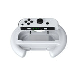DOBE Lenkradgriffe links und rechts für Switch OLED / Switch, Spezifikation: Weiß (2 Stück/Packung), Schwarz (2 Stück/Packung), Rot + Blau (2 Stück/Packung)