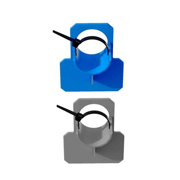 Schwimmbad-Wasserrohrhalterung, Wasserrohrhalterung (Blau), Wasserrohrhalterung (Grau)