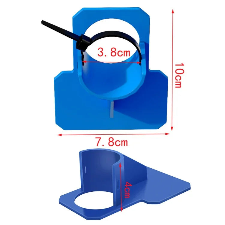 Schwimmbad-Wasserrohrhalterung, Wasserrohrhalterung (Blau), Wasserrohrhalterung (Grau)
