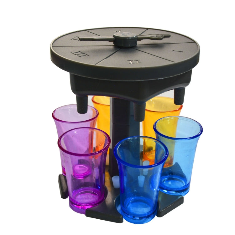 6 Tassen Weinspender Automatische Weichenweiche mit Spiel-Drehteller, Stil:, Rund Blau mit Transparentem Becher, Rund Blau mit Farbbecher, Rund Grau mit Transparentem Becher, Rund Grau mit Farbbecher, Rund Braun mit Transparentem Becher