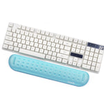 Baona Silikon Memory Cotton Handgelenkauflage Massage Loch Tastatur Mauspad, Stil:, Mauspad (Blau), Mauspad (Grau), Mauspad (Schwarz), Mauspad (Rosa), Mittlere Tastaturauflage (Blau), Mittlere Tastaturauflage (Grau), Mittlere Tastaturauflage (Schwarz)