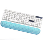 Baona Silikon Memory Cotton Handgelenkauflage Massage Loch Tastatur Mauspad, Stil:, Mauspad (Blau), Mauspad (Grau), Mauspad (Schwarz), Mauspad (Rosa), Mittlere Tastaturauflage (Blau), Mittlere Tastaturauflage (Grau), Mittlere Tastaturauflage (Schwarz)