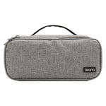 Baona BN-B002 Laptop Stromkabel Digitale Aufbewahrungstasche Ladezubehör Aufbewahrungstasche, Grau, Schwarz