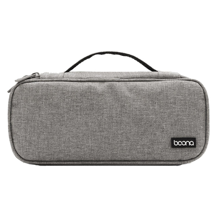 Baona BN-B002 Laptop Stromkabel Digitale Aufbewahrungstasche Ladezubehör Aufbewahrungstasche, Grau, Schwarz