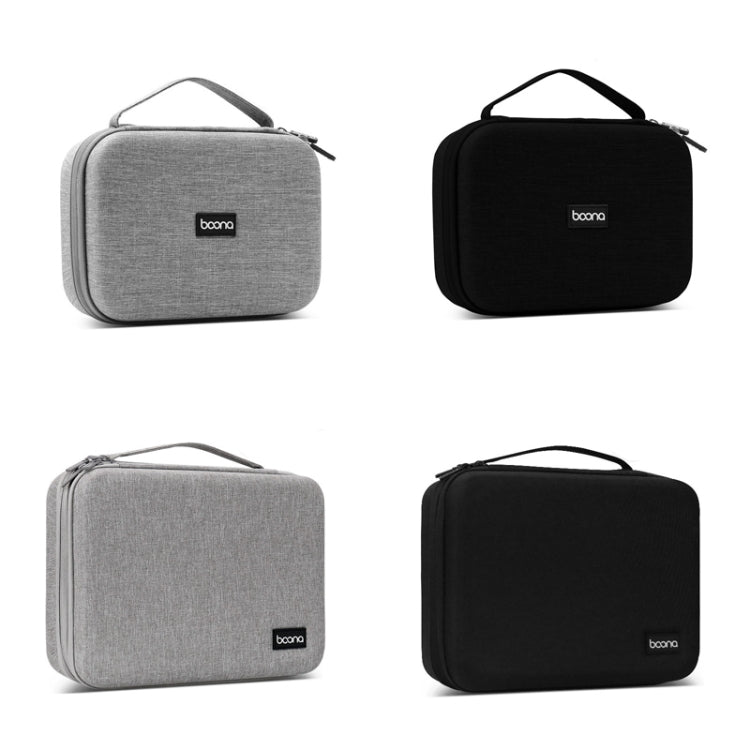 Baona BN-F011 Laptop Stromkabel Digitale Aufbewahrungsbox, Grau, Schwarz, Extra Groß Grau, Extra Groß Schwarz