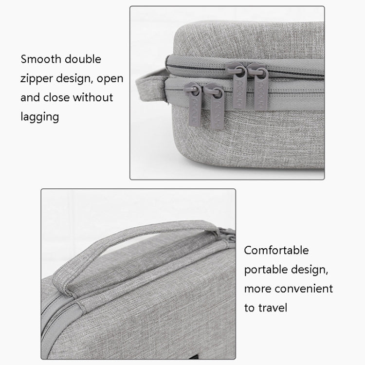 Baona BN-F011 Laptop Stromkabel Digitale Aufbewahrungsbox, Grau, Schwarz, Extra Groß Grau, Extra Groß Schwarz