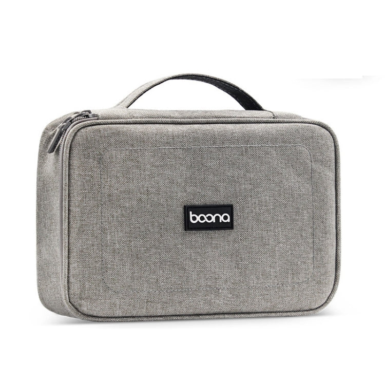 Baona BN-B005 Multifunktionale Digitale Aufbewahrungstasche Festplatten USB-Stick Kopfhörer Aufbewahrungstasche, Grau, Schwarz