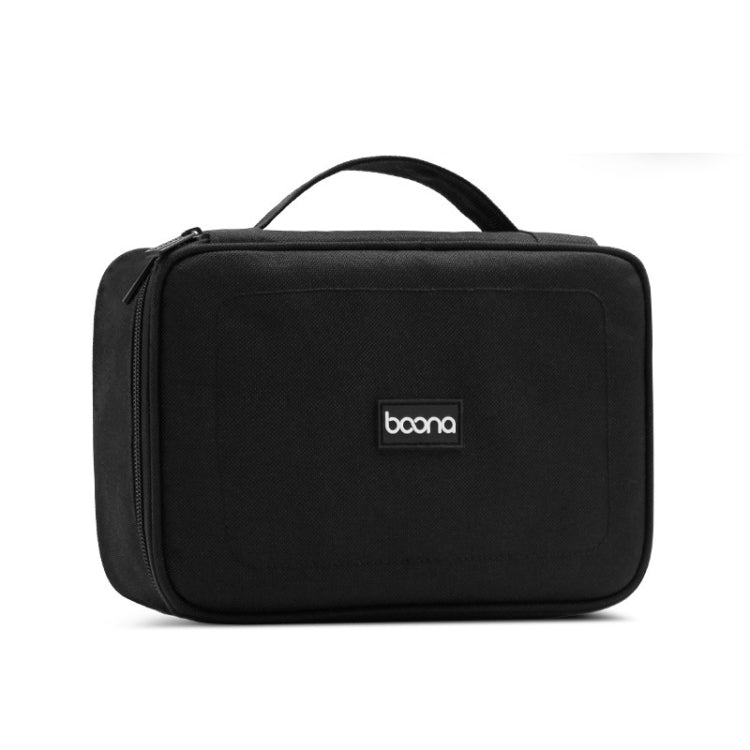 Baona BN-B005 Multifunktionale Digitale Aufbewahrungstasche Festplatten USB-Stick Kopfhörer Aufbewahrungstasche, Grau, Schwarz
