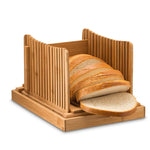 Bambus Haushalt und Gewerbe Multifunktions-Brotschneideplatte, Brot Schneidebrett Brotscheiben, Brot Teller, Bambus Brotschneiden