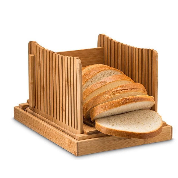 Bambus Haushalt und Gewerbe Multifunktions-Brotschneideplatte, Brot Schneidebrett Brotscheiben, Brot Teller, Bambus Brotschneiden