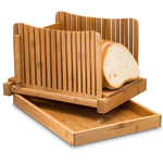 Bambus Haushalt und Gewerbe Multifunktions-Brotschneideplatte, Brot Schneidebrett Brotscheiben, Brot Teller, Bambus Brotschneiden