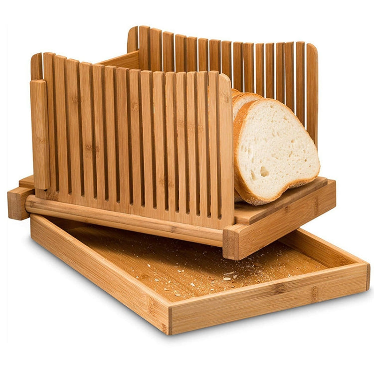 Bambus Haushalt und Gewerbe Multifunktions-Brotschneideplatte, Brot Schneidebrett Brotscheiben, Brot Teller, Bambus Brotschneiden