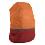 2er-Pack Outdoor Bergsteigen Farblich Passende Leuchtende Rucksack-Regenhülle, S 18-30L, M 30-40L, L 45-55L, XL 58-70L