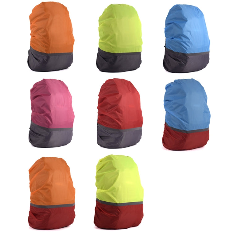 2er-Pack Outdoor Bergsteigen Farblich Passende Leuchtende Rucksack-Regenhülle, S 18-30L, M 30-40L, L 45-55L, XL 58-70L