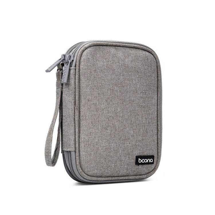 Baona BN-C003 Schutzcover für mobile Festplatte Tragbare Festplatten-Tasche, Doppellagig (Grau), Doppellagig (Schwarz), Einlagig (Grau), Einlagig (Schwarz)