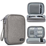 Baona BN-C003 Schutzcover für mobile Festplatte Tragbare Festplatten-Tasche, Doppellagig (Grau), Doppellagig (Schwarz), Einlagig (Grau), Einlagig (Schwarz)