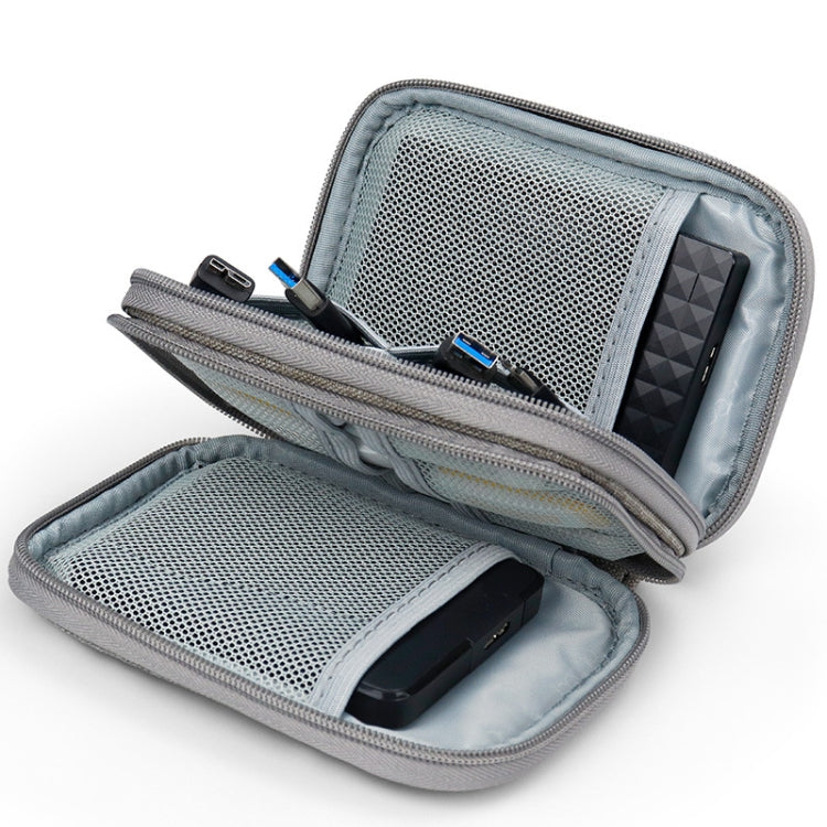 Baona BN-C003 Schutzcover für mobile Festplatte Tragbare Festplatten-Tasche, Doppellagig (Grau), Doppellagig (Schwarz), Einlagig (Grau), Einlagig (Schwarz)