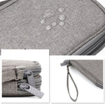 Baona BN-C003 Schutzcover für mobile Festplatte Tragbare Festplatten-Tasche, Doppellagig (Grau), Doppellagig (Schwarz), Einlagig (Grau), Einlagig (Schwarz)