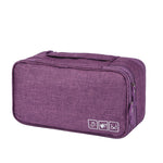 Reise Wasserdichte Aufbewahrungstasche Unterwäsche-Aufbewahrungs-Finishing-Tasche, Schwarz, Grau, Violett, Weinrot, Himmelblau, Marineblau