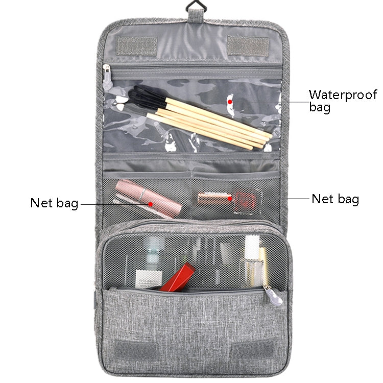 Reise-Kulturbeutel Wasserdicht Tragbare Staubdichte Aufbewahrungstasche Hängende Kosmetiktasche, Lila, Schwarz, Grau, Weinrot, Himmelblau, Marineblau