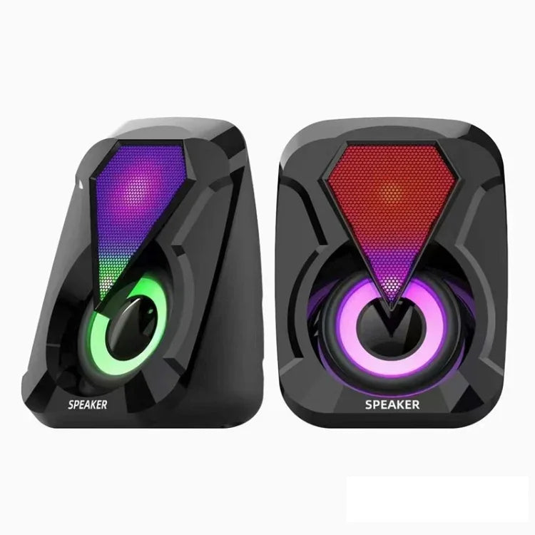 USB Wired Computer Speaker Home Desktop Game Audio, 1053