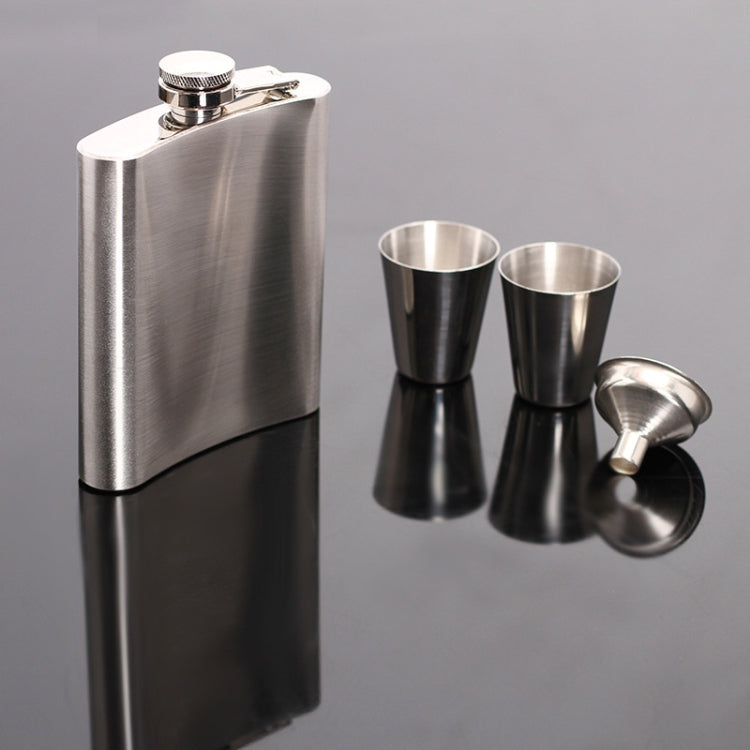 Tragbares Edelstahl-Flachmann-Set mit Weinkelch-Trichter, 7OZ Gelb Grunge, 7OZ Grau Grunge, 7OZ Jack Gelb Grunge, 7OZ Jack Grau Grunge, 7OZ Jack Schwarz Kern