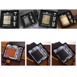 Tragbares Edelstahl-Flachmann-Set mit Weintrichter, Stil: 8OZ New Jack Patch Core, 8OZ Old Jack Patch Core, 8OZ Old Man Patch Core, 8OZ Yellow Floral Pattern Core, 7OZ Black Leather Jack Gray, 7OZ Yellow Leather Jack Old Man Gray          ...