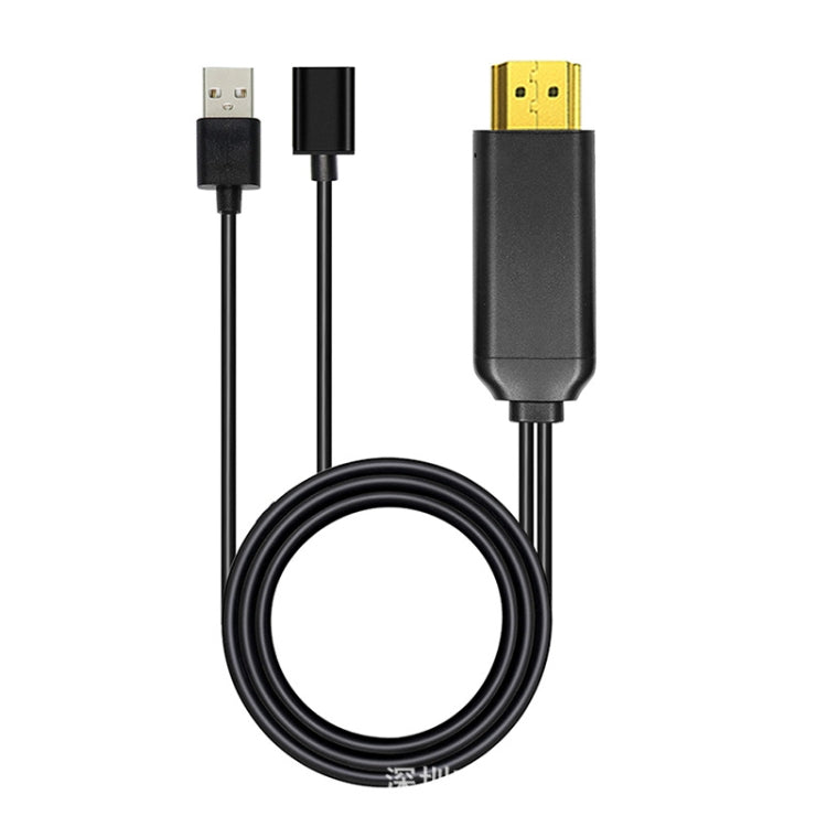 L3B Typ-C USB-zu-HDMI-kompatibles Audioübertragungs-Drei-in-Eins-HD-Kabel-TV-Bildschirmanschluss, L3B