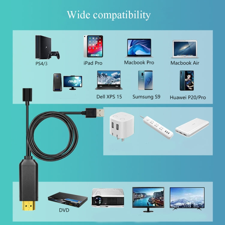 L3B Typ-C USB-zu-HDMI-kompatibles Audioübertragungs-Drei-in-Eins-HD-Kabel-TV-Bildschirmanschluss, L3B