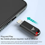 R09 Handy Intelligente Fernbedienung Infrarot Handy Fernsteuerung, Schnittstelle:, 8 Pin (Schwarz), 8 Pin (Cyan), 8 Pin (Silber), Type-C (Schwarz), Type-C (Cyan), Type-C (Silber), Micro USB (Schwarz), Micro USB (Cyan), Micro USB (Silber)