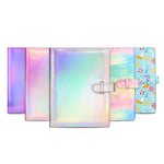 3-Zoll 128-teiliges PU-Fotoalbum Laser Symphonie Mini Digitaler Fotospeicher, Illusion Silber, Illusion Pink, Illusion Lila, Öl, Luft-Meer Anker
