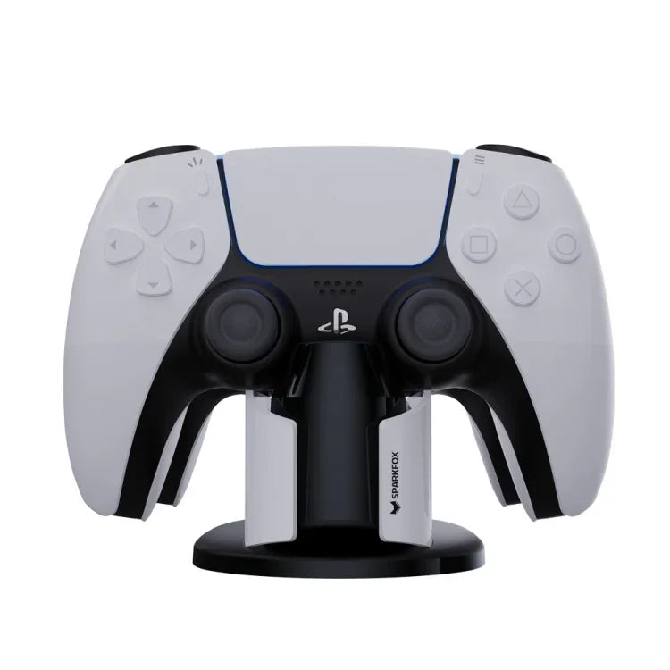 SPARKFOX W20P508 Dual Charger With Contacts Wireless Handle Charger For PS5, Style:, Charger+Data Cable+Charging Plug, Charger+Data Cable