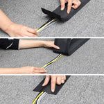 Kabelbaum-Schutzhülle Kabelmanager, 2 Stück 1m, 3m
