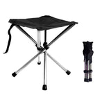 Outdoor Ausziehbarer Tragbarer Edelstahl Hocker Camping Strand Angel Klappstuhl, Spez:, S, L