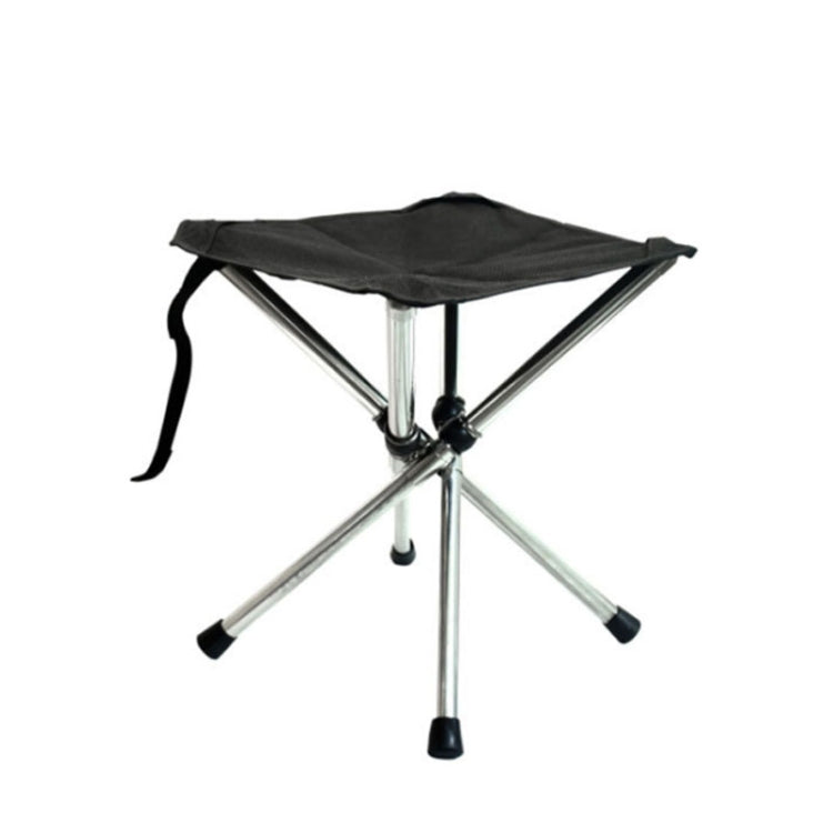 Outdoor Ausziehbarer Tragbarer Edelstahl Hocker Camping Strand Angel Klappstuhl, Spez:, S, L