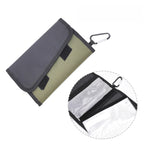 Splitable Fish Bait Bag With 6 PVC Self-Sealing Stickers Classification Storage Hanging Bag