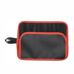 Straßen-Unterköder-Werkzeugtasche Angelzubehör Tragbare Aufbewahrungstasche Wasserdicht Faltbare Bleitasche, Rot Schwarz, Gelb Schwarz