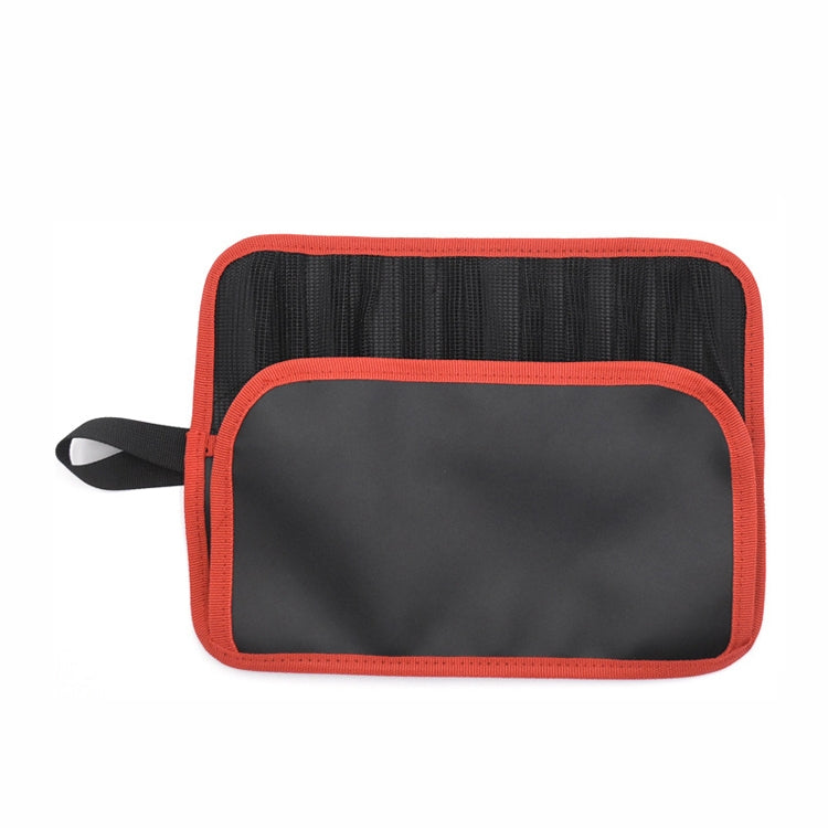 Straßen-Unterköder-Werkzeugtasche Angelzubehör Tragbare Aufbewahrungstasche Wasserdicht Faltbare Bleitasche, Rot Schwarz, Gelb Schwarz