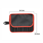 Straßen-Unterköder-Werkzeugtasche Angelzubehör Tragbare Aufbewahrungstasche Wasserdicht Faltbare Bleitasche, Rot Schwarz, Gelb Schwarz